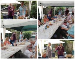 A Club Garden party to welcome in the next Rotary year.